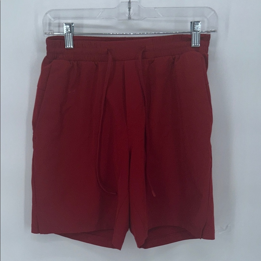 Lululemon Men’s Red Athletic Shorts Size Small Men's Red Casual Shorts - Picture 2 of 11
